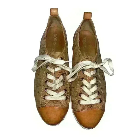 Kork-Ease Minimalist Stylish Women's Silvia Sneaker - Cork Leather, Size 8 - Picture 3 of 9